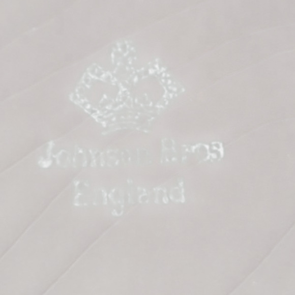 Johnson Brothers England white and Gold trimmed  platter 12.5" - Picture 3 of 3